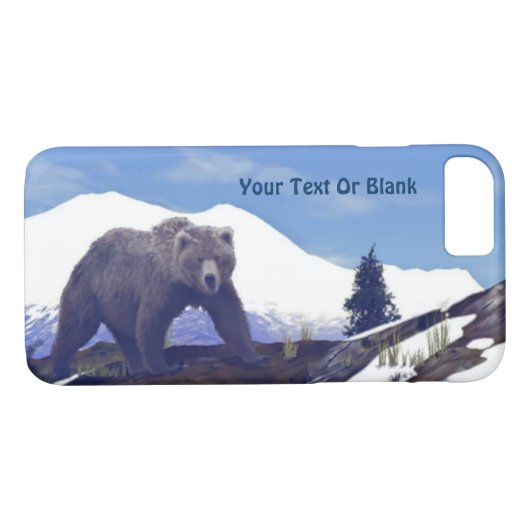Coques Case-Mate iPhone Treeline Grizzly (Dos (Horizontal))