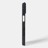 Coques Case-Mate iPhone Trèfle doré élégant, aspect cuir (Verso / Droite)