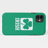 Coques Case-Mate iPhone Trèfle irlandais (Dos (Horizontal))