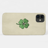 Coques Case-Mate iPhone Trèfle irlandais chanceux chic (Dos (Horizontal))