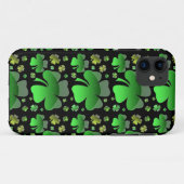 Coques Case-Mate iPhone Trèfles Brillants (Dos (Horizontal))