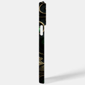 COQUES Case-Mate iPhone TRÈFLES IRLANDAIS VERT FONCÉ INTRIQUÉS (Verso / Droite)