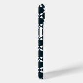 Coques Case-Mate iPhone Treillis de saphir de minuit (Verso / Droite)