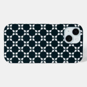 Coques Case-Mate iPhone Treillis de saphir de minuit (Verso (horizontal))