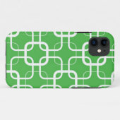 Coques Case-Mate iPhone Treillis de vert de chaux (Dos (Horizontal))