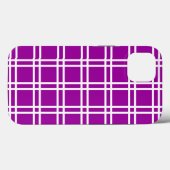 Coques Case-Mate iPhone treillis élégant violet à Emporiomoffa (Verso (horizontal))