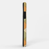 Coques Case-Mate iPhone treillis orange et vert (Dos/Droite)