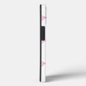Coques Case-Mate iPhone Trellis à ruban rose (Verso / Droite)