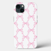 Coques Case-Mate iPhone Trellis à ruban rose (Verso)