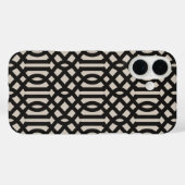 Coques Case-Mate iPhone Trellis noir rustique (Verso (horizontal))