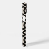Coques Case-Mate iPhone Trellis noir rustique (Verso / Droite)