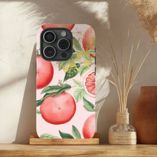 Coques Case-Mate iPhone Trellis Pastel Rose et Pamplemousse Or de luxe