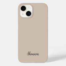 Trend Color Soft Taupe Nom Minimaliste