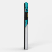 Coques Case-Mate iPhone Trending Daisy Art turquoise inky (Dos/Droite)