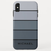Trendy Modern Space Gris Stripes