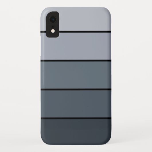 Coques Case-Mate iPhone Trendy Modern Space Gris Stripes (Dos)