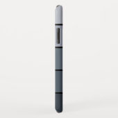 Coques Case-Mate iPhone Trendy Modern Space Gris Stripes (Dos/Droite)