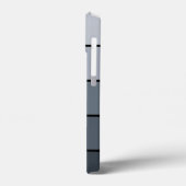 Coques Case-Mate iPhone Trendy Modern Space Gris Stripes (Verso / Gauche)