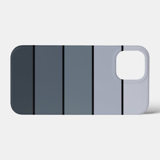 Coques Case-Mate iPhone Trendy Modern Space Gris Stripes (Verso (horizontal))