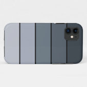 Coques Case-Mate iPhone Trendy Modern Space Gris Stripes (Dos (Horizontal))
