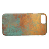 Coques Case-Mate iPhone Trendy Rich Copper Patina Metallic (Dos (Horizontal))