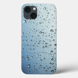 Etui iPhone 13 très cool Raindrops motif Wet Look