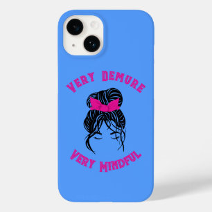 Coque Pour iPhone 14 "Très Délicat, Très Attentif" Rose
