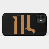 Coques Case-Mate iPhone Très long Dachshund drôle (Dos (Horizontal))