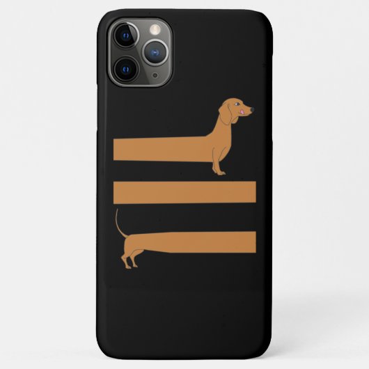 Coques Case-Mate iPhone Très long Dachshund drôle (Dos)