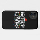 Coques Case-Mate iPhone Très Probable De Manger Toute La Nourriture Famill (Dos (Horizontal))