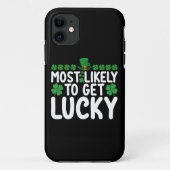 Coques Case-Mate iPhone Très Probable d'obtenir Lucky St Patrick's Day Irl (Dos)
