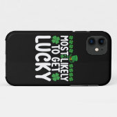 Coques Case-Mate iPhone Très Probable d'obtenir Lucky St Patrick's Day Irl (Dos (Horizontal))