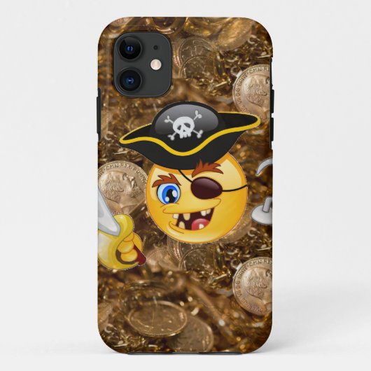 Coques Case-Mate iPhone trésor pirate emoji (Dos)