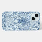 Coques Case-Mate iPhone Trésors de plage en bleu (Verso (horizontal))