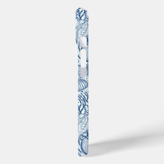 Coques Case-Mate iPhone Trésors de plage en bleu (Verso / Gauche)