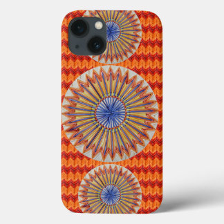 Case-Mate iPhone Case Tri Rainbow et Orange Chevron