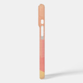 Coques Case-Mate iPhone Triangle abstrait avec pissenlit blanc (Verso / Gauche)