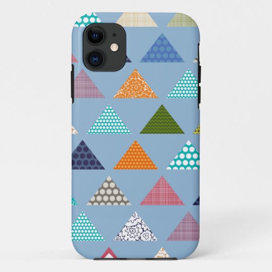 Coques Case-Mate iPhone triangle bleu (Dos)