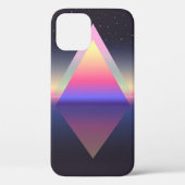Coques Case-Mate iPhone Triangle brillant. Concept Ethereum. abs futuriste (Verso)