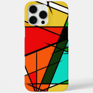 Coques iPhone 16 Pro Max Triangle Coloré Géométrique Moderne