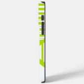 Coques Case-Mate iPhone Triangle en Lime Vert et Blanc (Verso / Gauche)