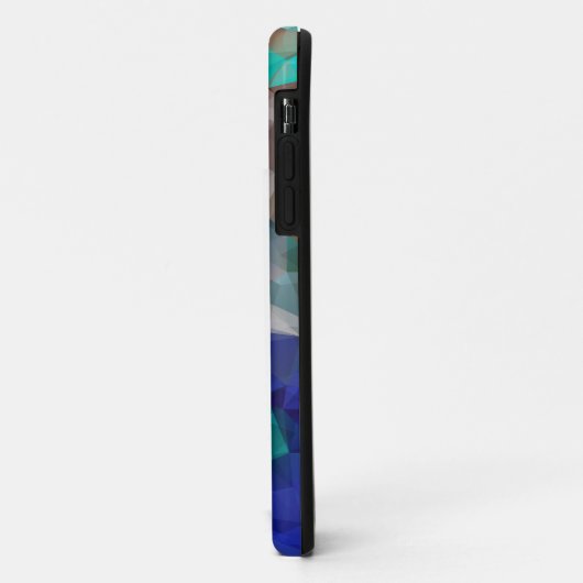 Coques Case-Mate iPhone Triangle géométrique polygonal personnalisé (Dos/Gauche)
