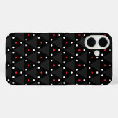 Coques Case-Mate iPhone Triangle noir UFO Motif moderne Abstrait (Verso (horizontal))
