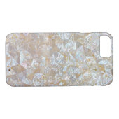 Coques Case-Mate iPhone Triangle rose nacrée carrelée (Dos (Horizontal))