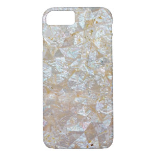 Coques Pour iPhone Triangle rose nacrée carrelée