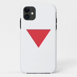 Case-Mate iPhone Case Triangle rouge inversé