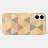 Coques Case-Mate iPhone Triangles Abstraits Fade moderne Motif géométrique (Verso (horizontal))