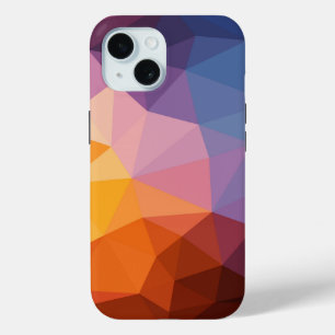 Coque Pour iPhone 15 Triangles asymétriques Abstraits