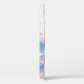 Coques Case-Mate iPhone Triangles bleus doux (Verso / Droite)
