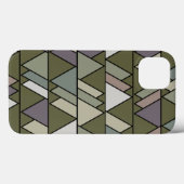 Coques Case-Mate iPhone Triangles Camo (Verso (horizontal))
